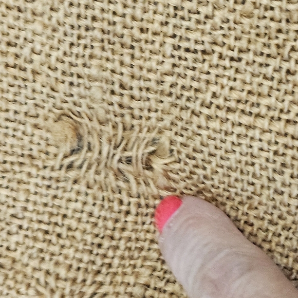 Wall Hanging Tapestry Handmade in Burlap Western Dancing design - Picture 4 of 7